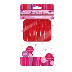 BIG PARTY - Cortina Decorativa Roja 1x2,5 metros San Valentin