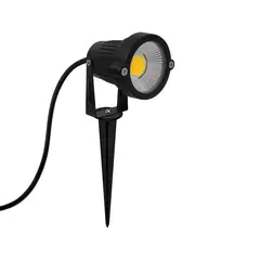 LED STUDIO - ESTACA GARDEN 6W LUZ CÁLIDA IP65 NEGRO