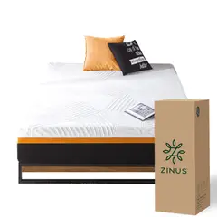 ZINUS - Colchón 1.5 Plaza Long 105x200x30cm Regula Temperatura