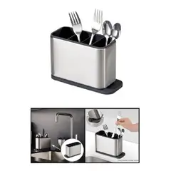 LISM - Escurridor Secador Organizador De Cubiertos Acero Inoxidable 228103