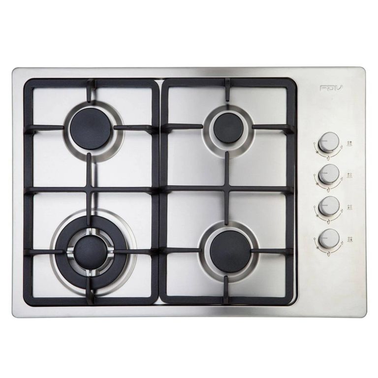 Encimera a Gas licuado Design 60 cm FDV: 4 Quemadores, 1 Triple Corona a $139.990