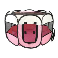 LISM - Corral Mascotas Portatil Perro Gato Talla L / 262134 Rosa
