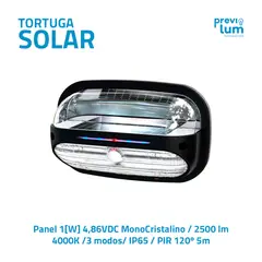 PREVILUM - Foco TORTUGA SOLAR 2500lm