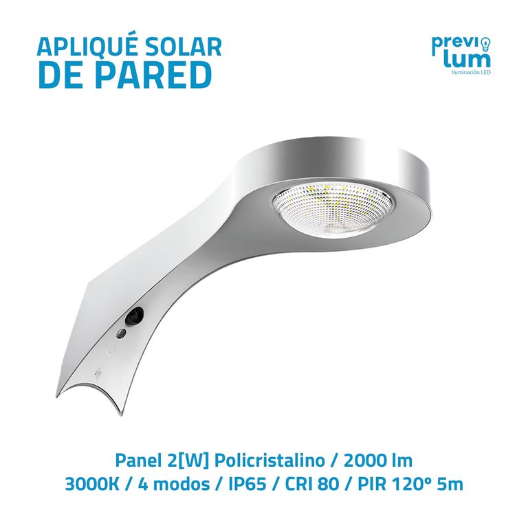 Aplique SOLAR de pared.