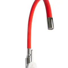 TAUMM - MONOMANDO LAVAPLATO CUELLO FLEXIBLE ROJO