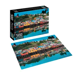PRONOBEL - Puzzle 500 Piezas Paisajes Chilenos Chiloé Nobel Gift