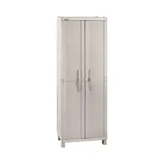 RIMAX - Armario Multiuso Plastico Tejido Taupe 65x45x189 cm Rimax.