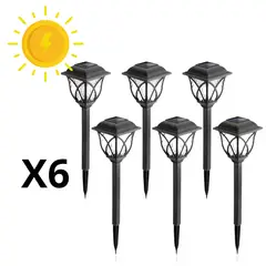GENERICO - Estaca Solar X6 Lampara De Jardín Led Decoración Exterior