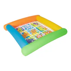 BESTWAY - Alfombra De Juegos Inflable Para Bebé 132X132X23 Cms