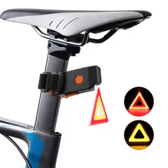 DEFENSOR FOREVER - Luz Trasera Recargable De Bicicleta Triangulo
