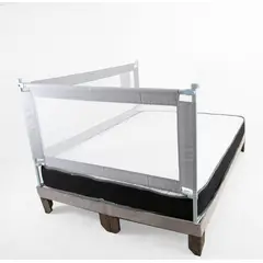 BEBE SURE - Set 2 barandas para cama 1 plaza 90x200 cm colchón bajo
