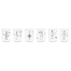 GREEN GLASS - Pack Estudio 31 Minutos Juegos de 6 Vasitos 200 Ml