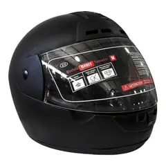 BEX - Casco Completo Integral Talla L Color Flat Black