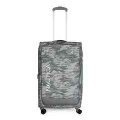 NAUTICA - Maleta blanda de tela Barham Mediana 20kg gris