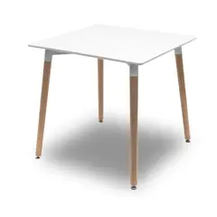 GENERICO - Mesa Cuadrada Blanca 80x80