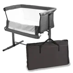 BEBESIT - Cuna My Side KidGo Gris