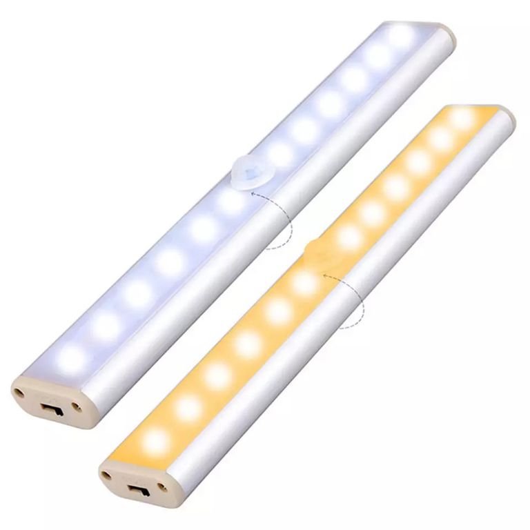 Barra Luz Led inteligente con sensor de movimiento Recargable 350lm