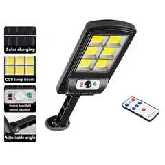 GENERICO - Luz Led inteligente con panel solar control remoto y sensor mov
