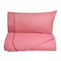 VELUTTI - Sábanas King 2,5 Plazas 180 Hilos Malva