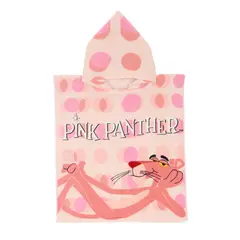 PINK PANTHER - TOALLA DE PLAYA CON CAPUCHA