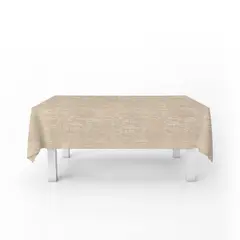 ELIZABETH PEPER - Mantel para Mesa de Tela 140x220 cm Textura Crema