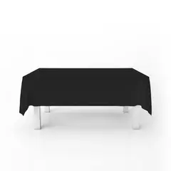 ELIZABETH PEPER - Mantel para Mesa de Tela 140x220 cm Negro