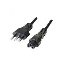 GENERICO - Cable Poder Trébol 1,8 mts. Para Notebook