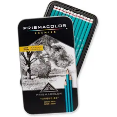 PRISMACOLOR - Lápices Grafito Turquoise 12 Dureza Media