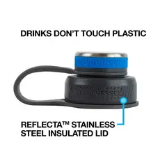 ECOVESSEL - Botella inox Bossglowler 1,9 lts Negro.