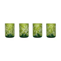 GREEN GLASS - Mini Reforestemos Juego de 4 Vasos