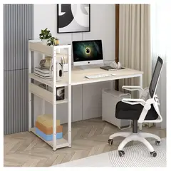 HOMER DESIGN - Escritorio H Oficina Madera Espesor 18mm 120cm X 55cm X 72cm