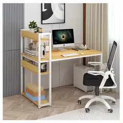 HOMER DESIGN - Escritorio H Oficina Madera Espesor 15mm 120x55x72cm 180908