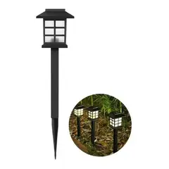 LISM - Pack 2 Lámpara Solar Luces Led De Césped Tierra Jardin 003236