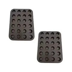 Pasteleria - X2 Molde 24cupcakes Molde Cupcake Molde Para Tortas