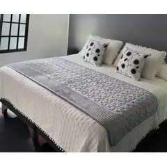 DEKOHOME - Piecera cama Plush Gris