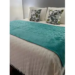 DEKOHOME - Piecera cama Plush Menta