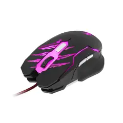 XTECH - Mouse Gamer USB 6Bot LED 4Col 3200dpi XTM-610 Negro
