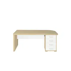 RODLER - Escritorio Ejecutivo Top Roble-Blanco