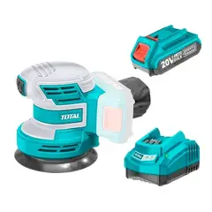 TOTAL TOOLS - Lijadora Roto Orbital Inalámbrica 20v 125mm Bateria Cargador