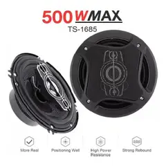 LISM - Kit 2 Parlantes Auto 16cm Redondo 500w Coaxial / 213105