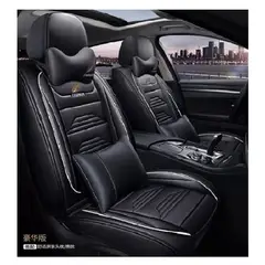 LISM - Kit Funda Cubre Asiento Cuero Premium Luxury 216027 Negro