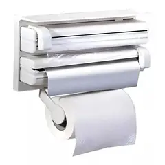 IRM - Dispensador Film Triple Para Cocina Porta Nova Porta Papel Aluminio