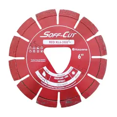 HUSQVARNA - Disco Soffcut 6 Rojo para hormigon fresco
