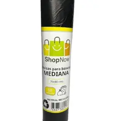 GENERICO - Bolsas de Basura Negra 70x90cms 10 unidades - SHOPNOW