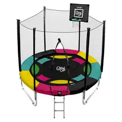 GLOWUP - Pack Cama elástica 244mt 8ft Ed Exclusiva R Set de Basket