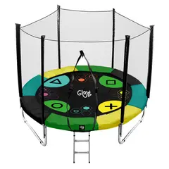 GLOWUP - Pack Cama elástica 8ft Ed Exclusiva F Set de Basketball