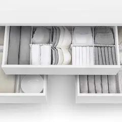 RAYEN - Divisor de Cajones Adaptable 5 Unidades – Organizador modular para cajón