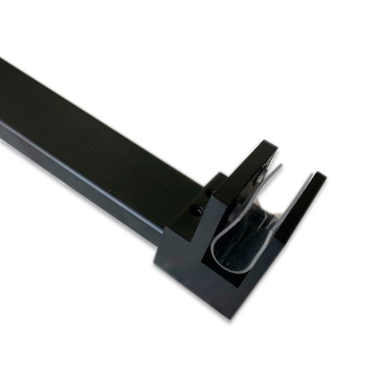 Brazo Tensor para shower door 100cm Acero Inoxidable Negro - Vidrio 8mm