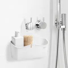 RAYEN - Organizador para Ducha – Cesta Multiuso Baño 28 × 8 × 28 cm