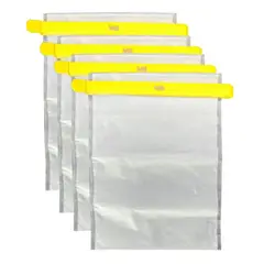 NOSTIK - Set 4 Bolsas para congelar alimentos "Reusable freezer bags"